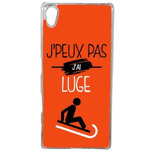 Coque j peux pas j ai luge 5 compatible sony xperia z4 transparent