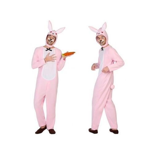 Déguisement homme lapin rose XL - Déguisements et fêtes