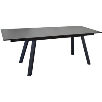 Proloisirs Table Pour L Exterieur En Aluminium Et Plateau En Verre Agra Mobilier De Jardin Achat Prix Fnac