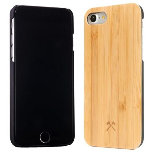 Coque pour iPhone 7, 8 en Bois Véritable Bambou Noir Woodcessories EcoCase Classic