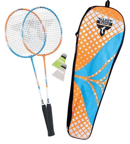 Set de badminton Talbot Torro Attacker pour 2 joueurs en aluminium et plastique - Image 4