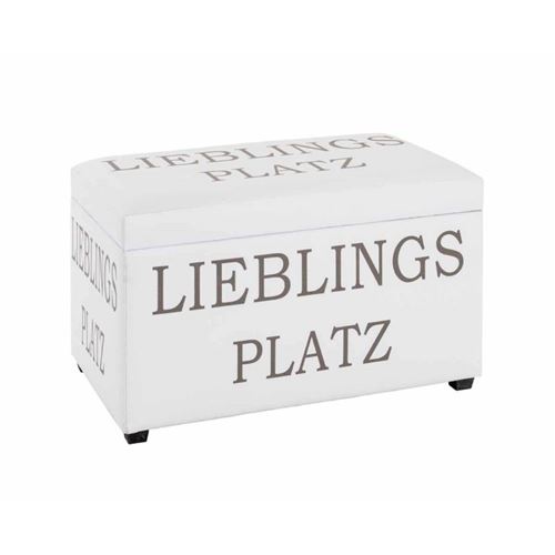 Paris Prix - Coffre De Rangement Design lieblings 65cm Blanc