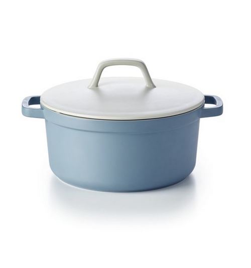 cocotte ronde en fonte d'aluminium 24cm + couvercle - 15031244