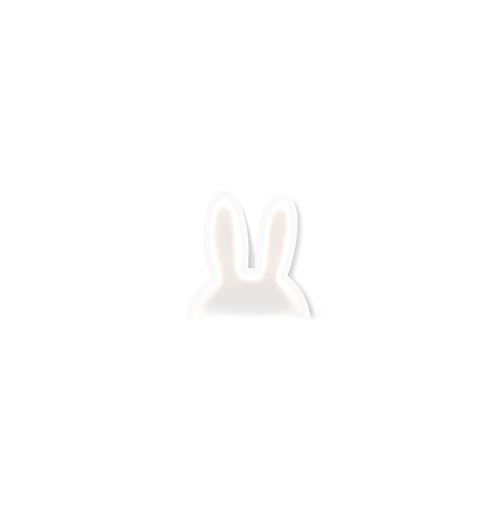 Lampe murale oreille de lapin - 38 x 40 cm - Blanc