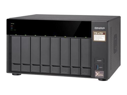 QNAP TS-873-8G Boîtier NAS Bureau 8 baies avec 8 Go de RAM