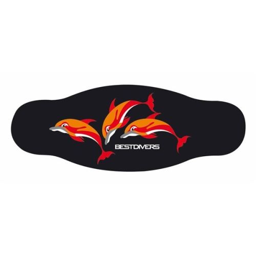 Sangle De Masque Neoprene Double Velcro 3 Dolphins Best Divers