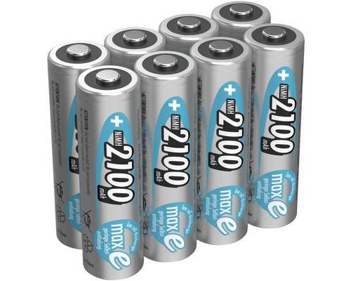 Ansmann Maxe Hr06 Pile Rechargeable Lr6 (Aa) Nimh 2100 Mah 1.2 V 8 Pc(S)