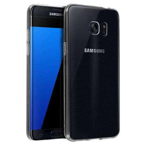 Avizar Coque pour Samsung Galaxy S7 Edge Silicone Souple Ultra-Fin Transparent