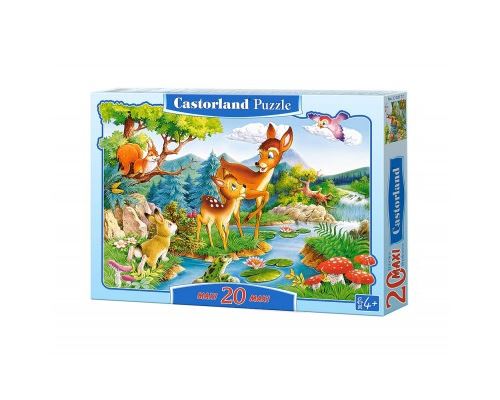 Puzzle 20 Pièces : Pièces Maxi - Bambi, Castorland