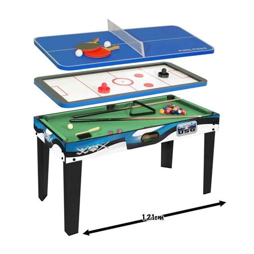 CDTS - Table de jeux 3 en 1