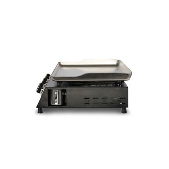 Plancha gaz en acier inoxydable Livoo DOC249 7500 W Noir et gris
