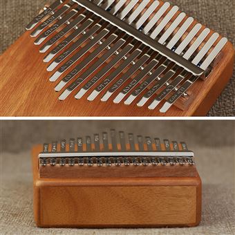 Kalimba piano à pouce 17 touches en bois acajou parfait pour debutants  enfants, Percussions, à la Fnac
