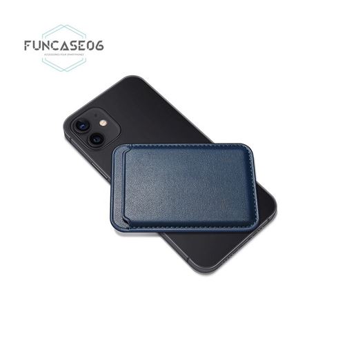 Magnétique en Cuir pour iPhone 12 12 Mini 12 Pro 12 Pro Max Magsafe Cuir Porte Carte pour 2 Cartes pour Homme et Femme