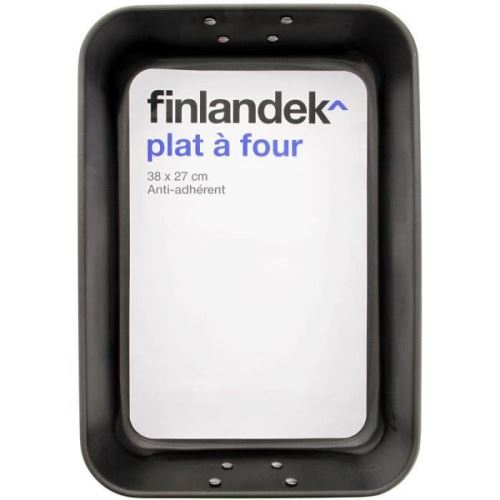 Finlandek plat a four métal avec poignées - 38x26 cm 656518