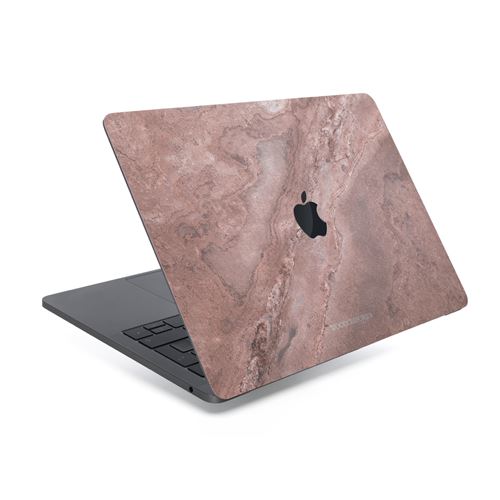 Coque de Protection pour le Macbook 15 Pro Touchbar en pierre d'ardoise véritable, Canyon Rouge