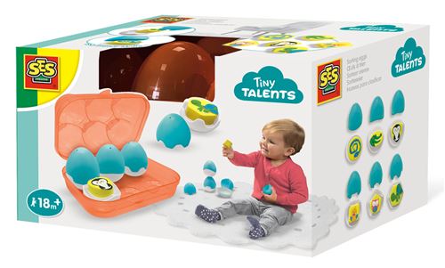 SES Creative jeu et oeufs en cuir multicolore 6 pièces