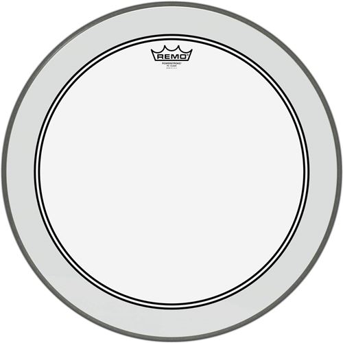 Peau de grosse caisse remo powerstroke 3 22 - transparente
