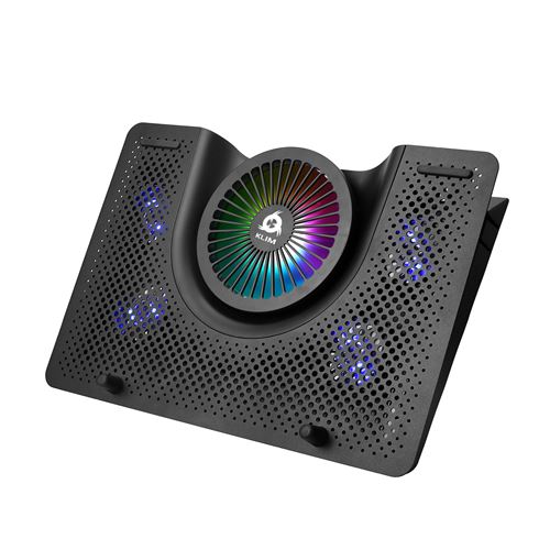 KLIM Nova - Refroidisseur PC Portable Gaming - 11 à 17 - Éclairage RGB