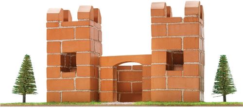 Teifoc kit de construction de château 35 x 29 x 4,7 cm brun 120 pièces