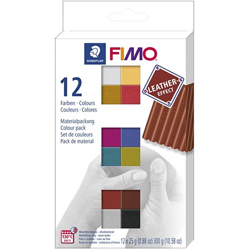 Staedtler Fimo pâte à modeler à effet d'apprentissage set de 12 pièces