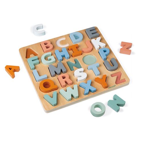 Puzzle Alphabet Janod Sweet Cocoon 26 pièces Bois