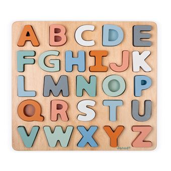 Puzzle Alphabet Janod Sweet Cocoon 26 pièces Bois