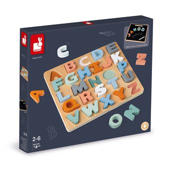 Puzzle Alphabet Janod Sweet Cocoon 26 pièces Bois