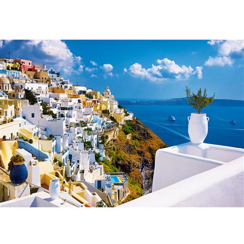 Puzzle 1500 Pièces : Grèce : Santorin, Trefl