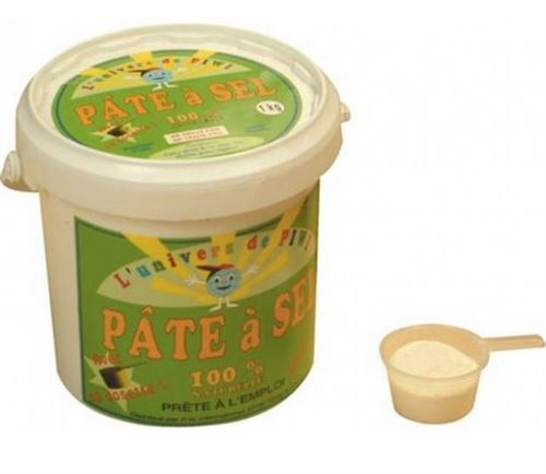 Seau de P&acirc;te &agrave; sel &agrave; m&eacute;langer - 1 kg - Graine cr&eacute;ative