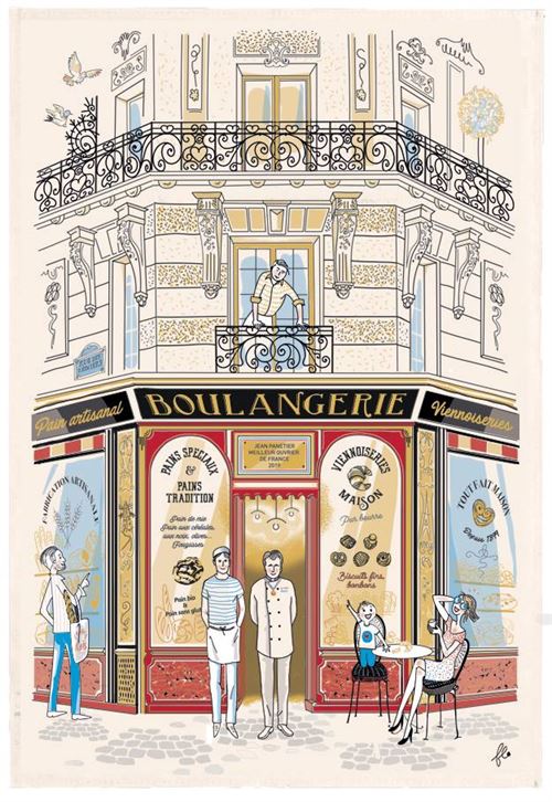 Torchon Façade Boulangerie Winkler
