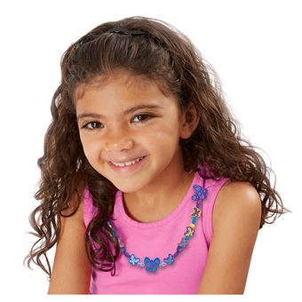 Kit créatif Melissa & Doug Ensemble de perles en bois Amis papillon