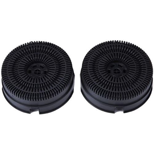 Lot de 2 filtres à charbon type 58 (14,5 x 5 cm) pour hotte elica - whirlpool - smeg - bosch - gorenje - indesit - samsung - m222894