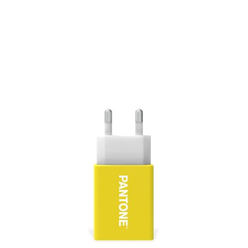 Chargeur de voyage USB- 2,4A - Turbo Charge - Jaune