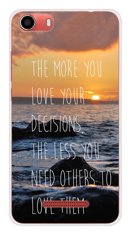 Coque en silicone imprimée compatible Wiko Lenny 2 Sunshine