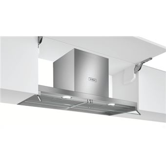 Bosch Serie | 4 DBB96AF50 - Hotte - intégré - largeur : 90 cm - profondeur : 31 cm - evacuation & recyclage - acier inoxydable