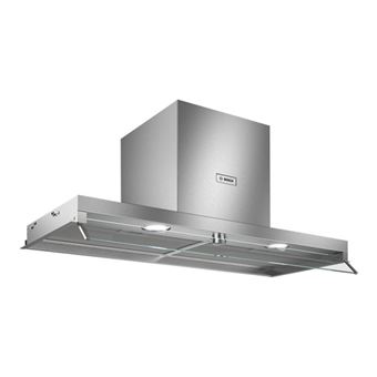 Bosch Serie | 4 DBB96AF50 - Hotte - intégré - largeur : 90 cm - profondeur : 31 cm - evacuation & recyclage - acier inoxydable