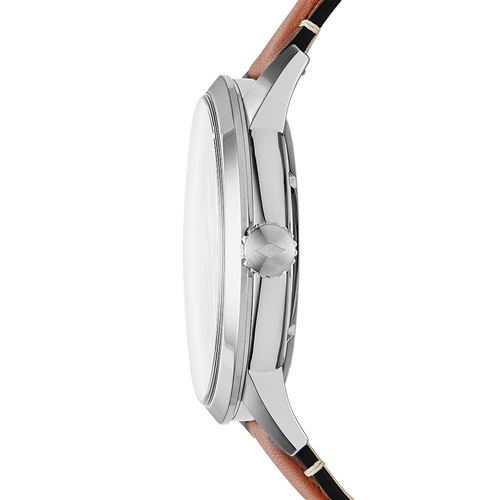 Montre townsman automatique en cuir ambre 48 mm online