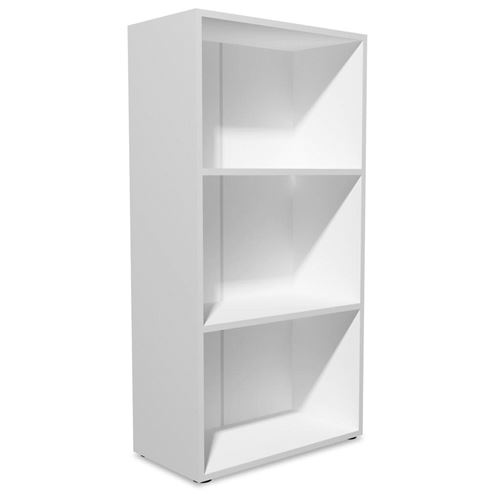 vidaXL Bibliothèque Aggloméré 60 x 31 x 116,5 cm Blanc