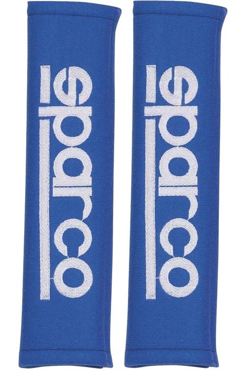 Sparco ceinture couvre 28 x 6,5 cm bleu alcantara 2 pièces