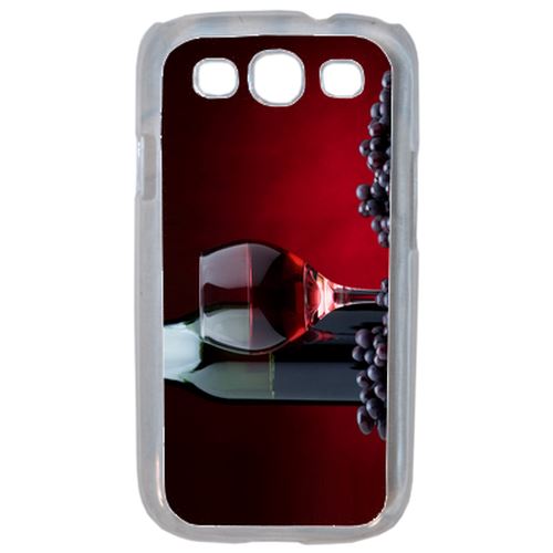 Coque Viticole Vin Raisins Compatible Samsung S3 Transparent