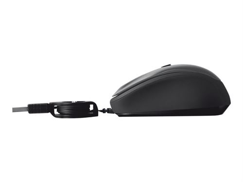 Trust Yvi Retractable - Souris - Noir