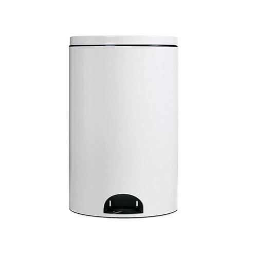 Poubelle elora 14l blanc rossignol 90264