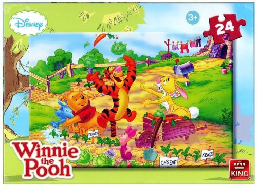 King Winnie l'ourson puzzle 24 pièces