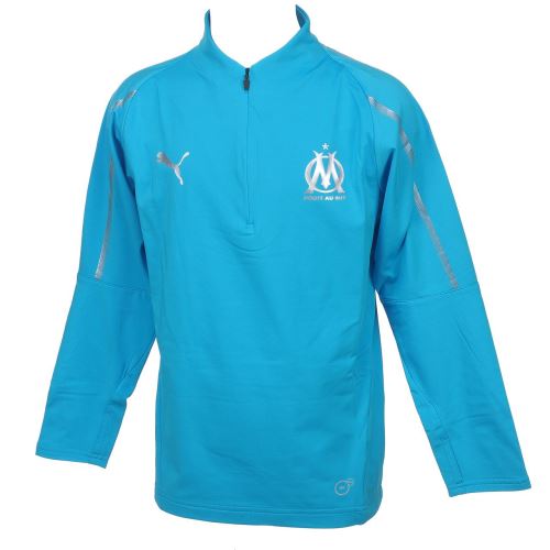 Sweat d'entraînement joueur Puma Sweat d'entraînement joueur Puma Om 1/4 zip top trq jr Bleu taille : 10ans réf : 78713 Bleu taille : 10ans réf : 78713