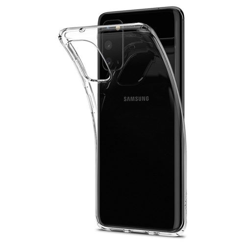 Spigen Liquid Crystal - Coque de protection pour téléphone portable - polyuréthanne thermoplastique (TPU) - limpide - pour Samsung Galaxy S20, S20 5G