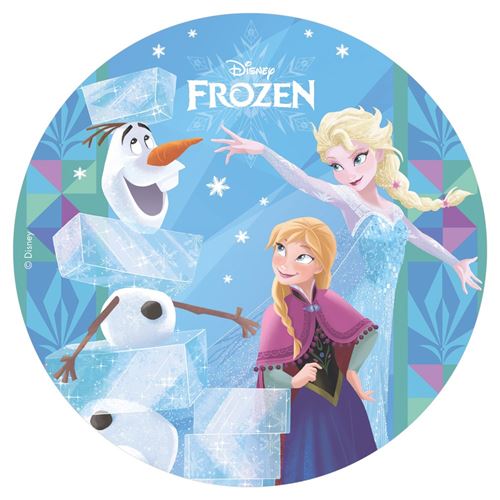disque azyme reine des neiges  20 cm