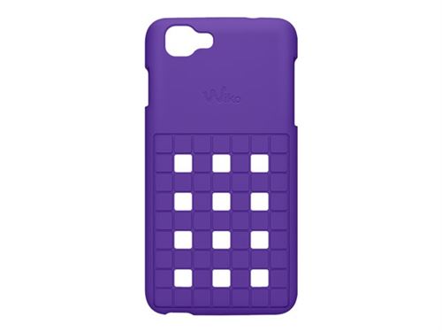 Wiko - Achterzijde behuizing voor mobiele telefoon - plastic - violet - voor Wiko Kite