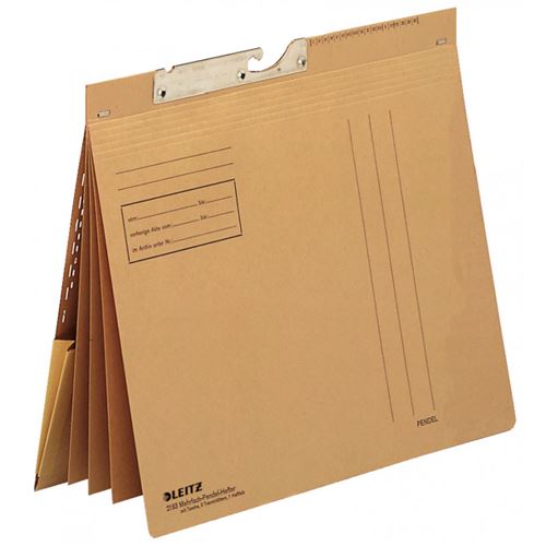 leitz leitz pendel-mehrfachhefter, mit dehntasche, a4, natron noir