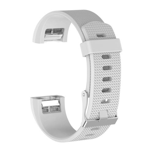 Bracelet en silicone WISETONY pour Smartwatch Fitbit charge 2 inspire - Blanc