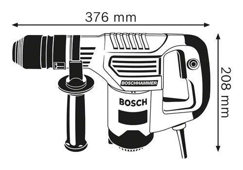 Marteau-burineur Bosch Professional GSH 3 E 0611320703 SDS-Plus